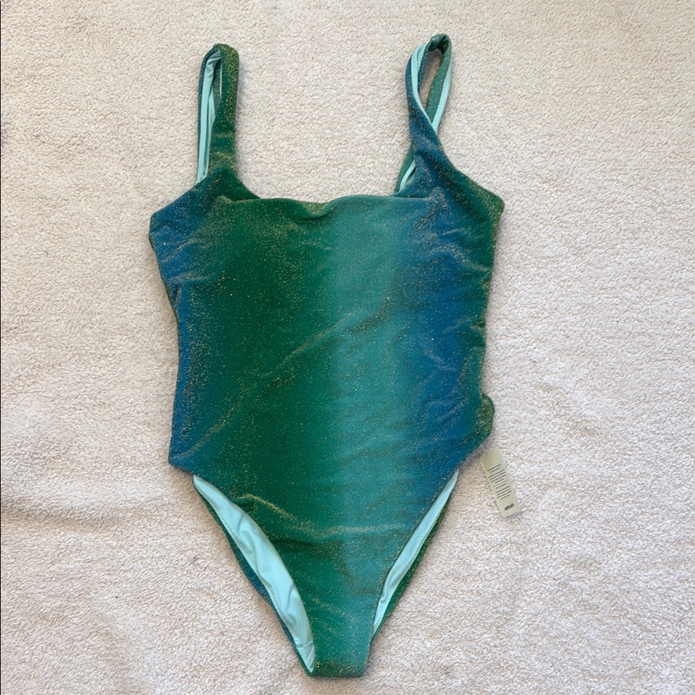 Aerie Sparkles Full Swimsuit L